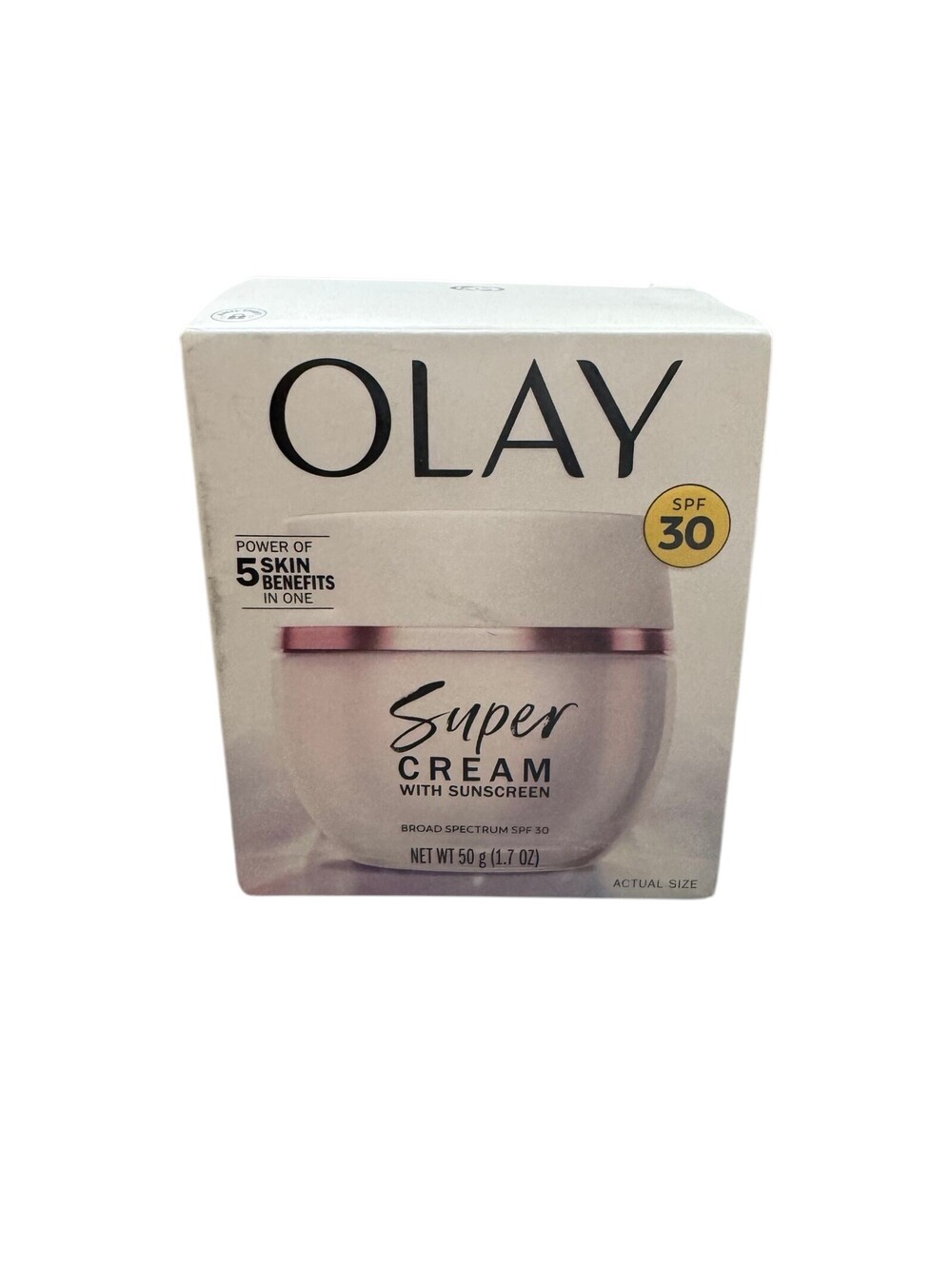 Olay Super Cream with Sunscreen SPF 30 Moisturizer 1.7 oz 50g